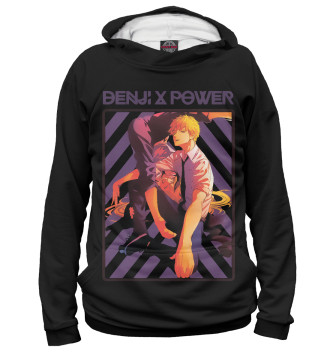 Женское Худи Человек-Бензопила Охотник Макима