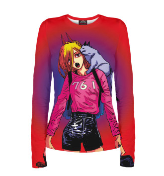 Женский Лонгслив Пауэр красный