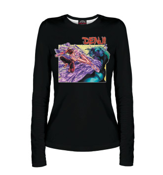 Женский Лонгслив Denji fight