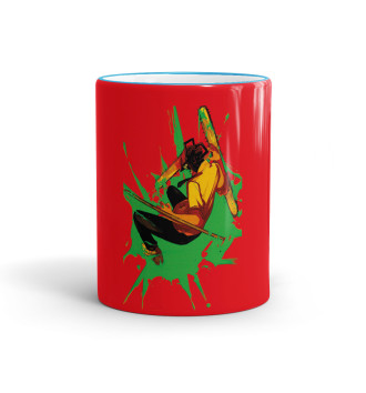 Кружка Дэнджи красный